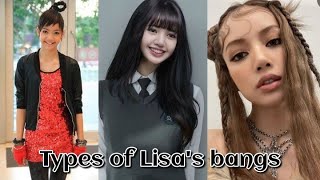 Types of bangs ft. lalisa (lisa)