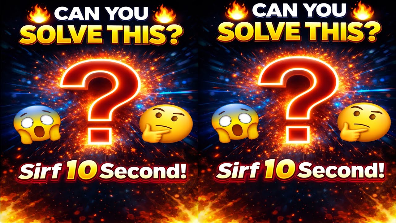 Can you solve this❓ chalange questions/mind blaster series 