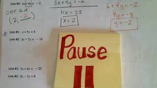 7-4 Elimination with multiplication