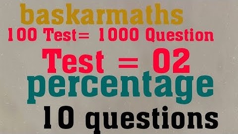 Day:2/Test :3/Tnpsc Group4  maths Target (25/25)/percentage /100 Test:1000 question/@baskarmaths