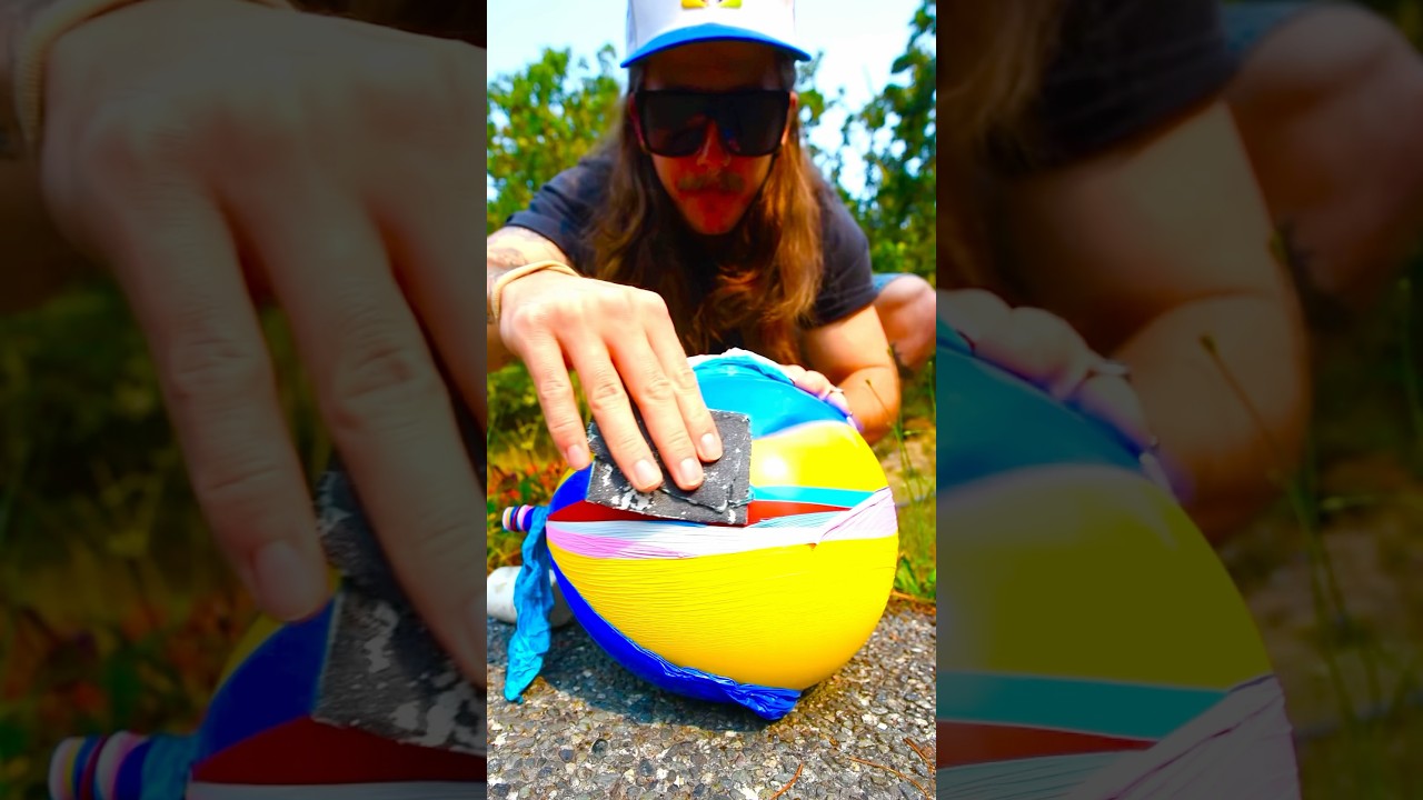 SANDPAPER BALLOON ASMR! ⏳📄🎈 