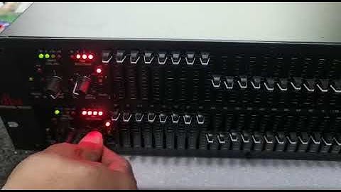 equaliser DBX2231 limiter