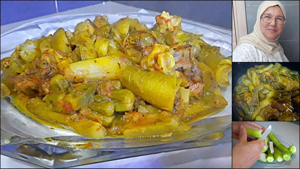 اللحم بالسلاوي والملوخية على حقو وطريقو من يد الحاجة فاطمة