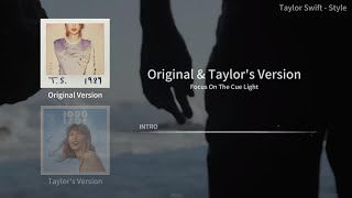 Taylor Swift - Style (Original Version & Taylor's Version/Instrumental Comparison in 90 seconds)