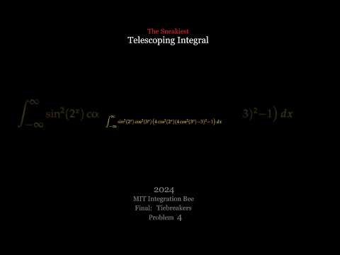 MIT’s Sneakiest Telescoping Integral | The Triple-Angle Identity