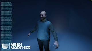 Mesh Morpher - Meta Humans with Random Faces and Random Fatness