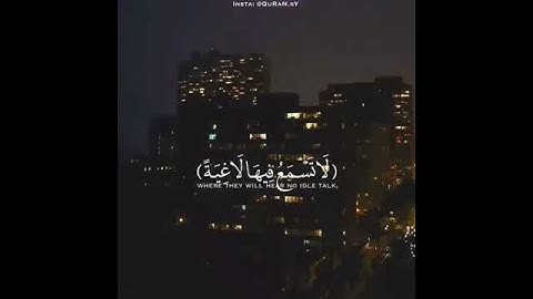 تلاوة هادئة وخاشعة - آيات من سورة  Quran.  الغاشية