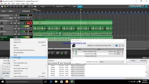 how to record song and bass kick drum mach in mixcraft pro studio 7 easy