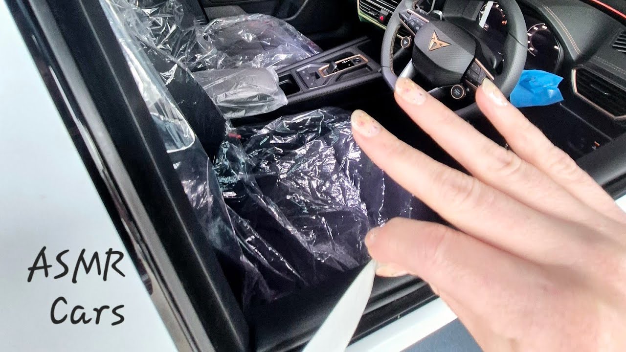 ASMR Cars- UNPACKING A New CUPRA FORMENTOR Interior 😍 LOTS of SUPER RELAXING ASMR Triggers ♥️😍 🚗 ✨️