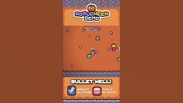 Rogueween! 👻 a roguelike bullet hell game. #bullethell #gamedev #indiegame #roguelike #steamgame