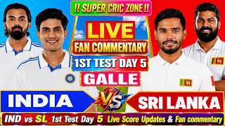 India vs Sri Lanka 1st Test Match Day 4 Live Cricket Score Updates Fan Commentary Galle 2026