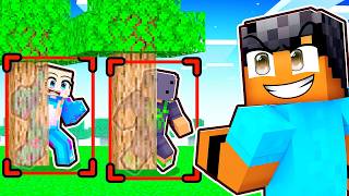 Usei COMANDOS DE ADMIN no ESCONDE-ESCONDE no Minecraft!