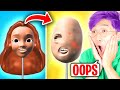 Can We SCULPT PEOPLE While BLINDFOLDED In This FUNNY iPHONE APP? (LANKYBOX FAIL MOMENTS!)