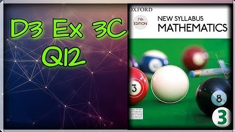 Q12 || Ex-3C || NSM || D3 || Linear Inequalities || O