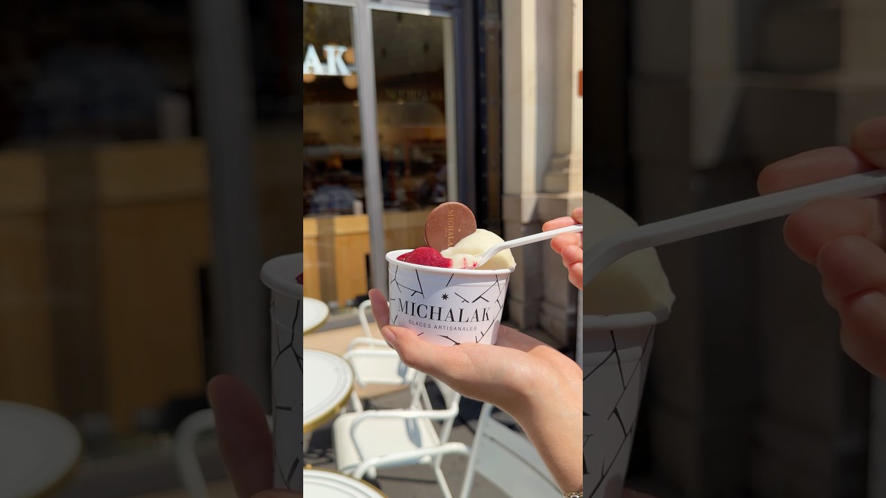 MICHALAK PARIS : dégustez des glaces et sorbets artisanaux grâce au chariot à glaces GIVRÉ ! 💚