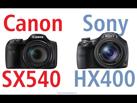 Canon PowerShot SX540 HS vs Sony Cyber-shot DSC-HX400