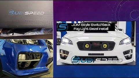 Subispeed JDM S4 Fog Light Bezels kit 15+WRX