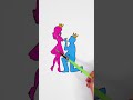 💍 Ken Proposes to Princess Barbie 💕✨ Glitter Art #barbie #girl #couple #bride #trending