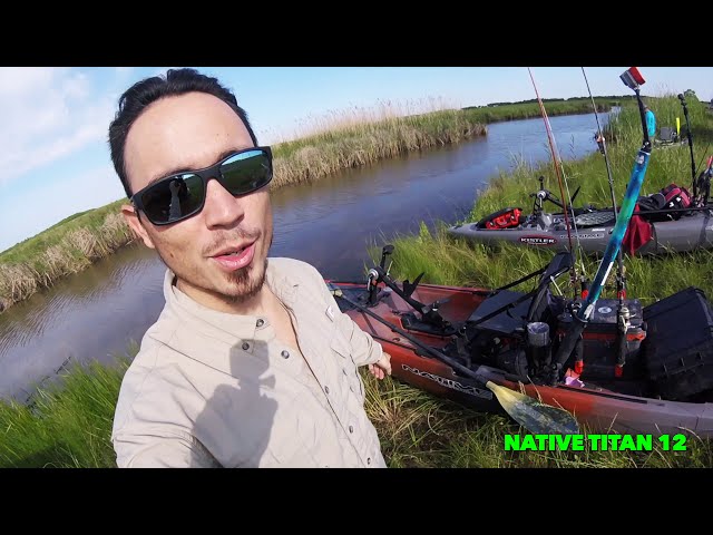 I Review the NATIVE TITAN for Texas Marsh Fishing!