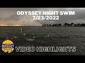 Night swim odyssey open water swimming july 23 2023