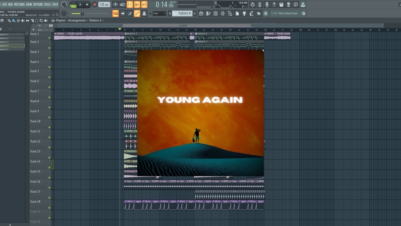 MANSE - YOUNG AGAIN  [FL Studio Remake + FLP]