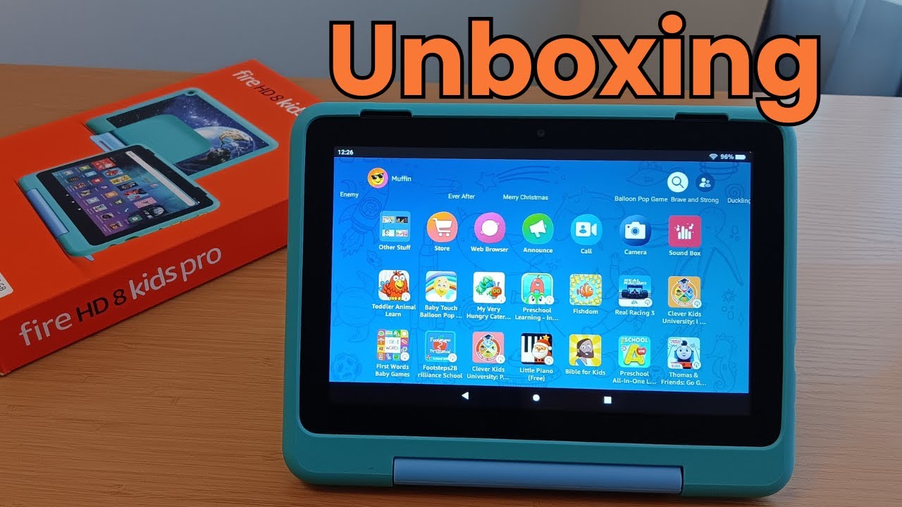 Unboxing Amazon Fire HD 8 Kids Pro Tablet - YouTube