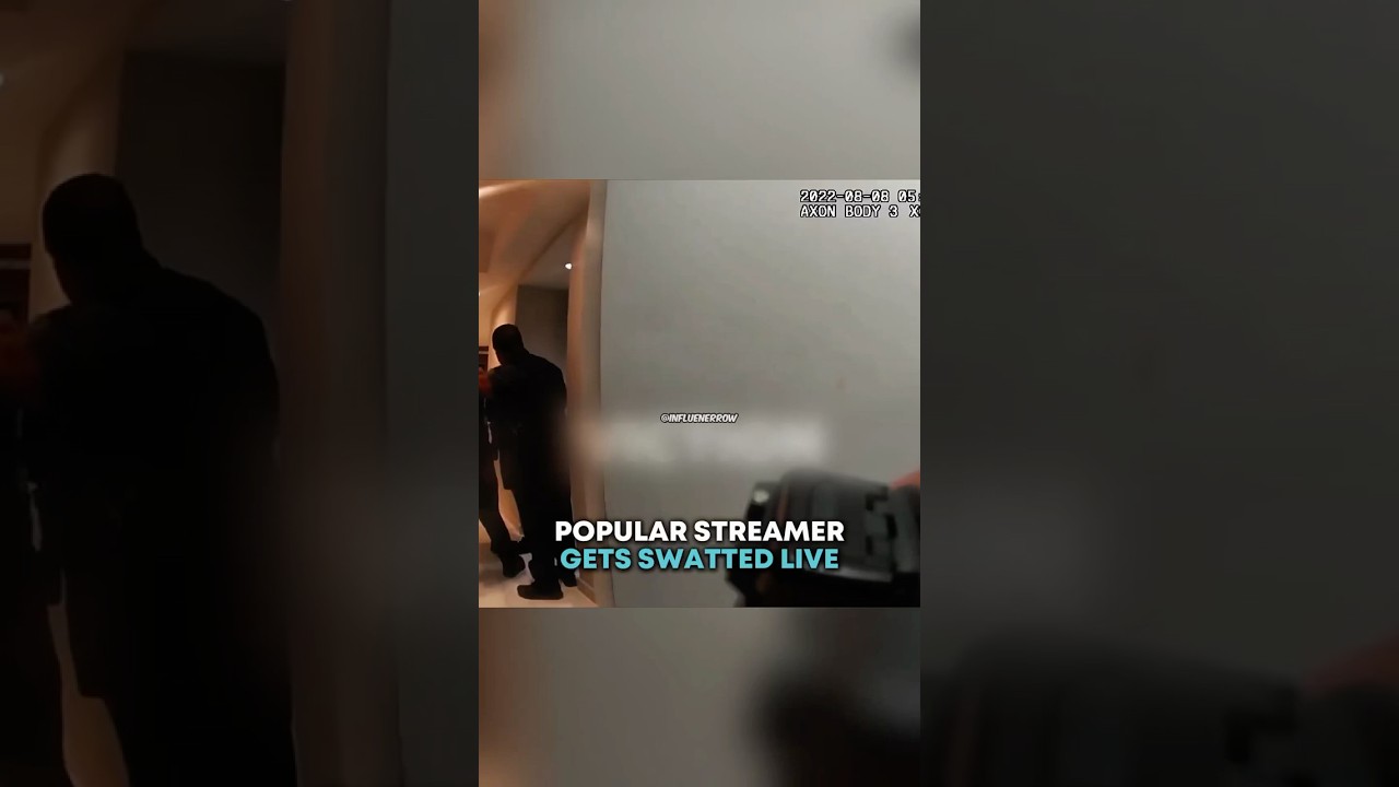 Popular Streamer Gets SWATTED LIVE