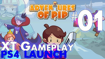 XT Gameplay: Adventures of Pip - #01 PS4 Launch Gameplay [720p]