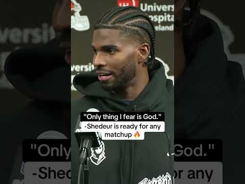 Shedeur Sanders ready to take on any challenge ahead of him 🔥