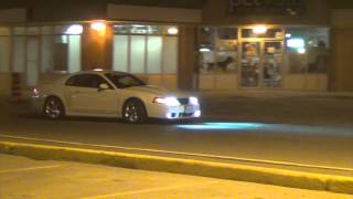 Supercharged Ford Mustang Cobra Burnout!
