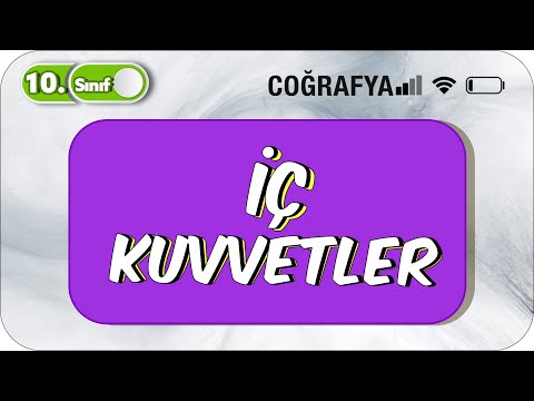 İç Kuvvetler | Tek Videoda Anlatım | 10.Sınıf Coğrafya #2023