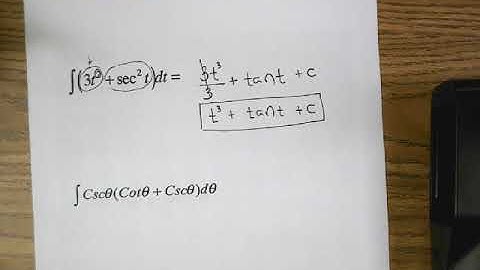 4.1 Trig Video (Antiderivatives)