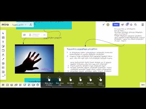 Miro კიდევ ერთი ვირტუალური დაფის გამოყენების მაგალითი სასწავლო პროცესში