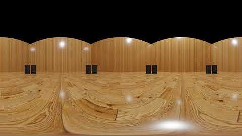 VR 360 Audio room with sound spatialization