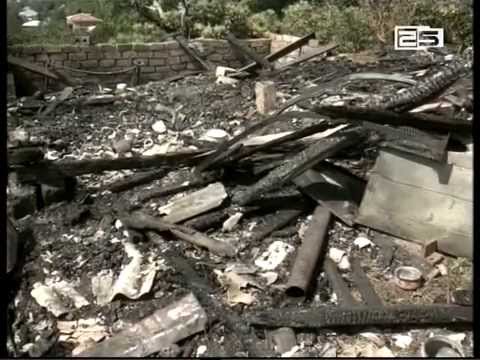 ხელვაჩაურის გამგებელმა ხანძრის შედეგად დაზარალებული ოჯახი მოინახულა