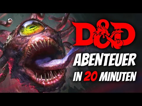 D&D Abenteuer bauen in 20 Minuten - so gehts