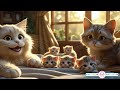 The Happy Meow Family | Cute Cat Song for Kids