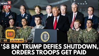 Trump Orders $8 Billion Payment to US Troops Amid Government Shutdown | U.S. Military Salaries