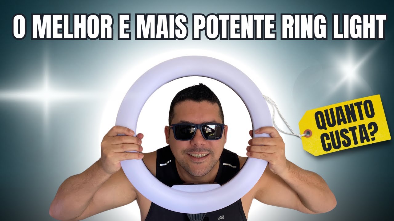 Qual o Melhor Ring Light? Ring Light Grande Profissional! Qual Iluminação para Vídeo no YouTube?