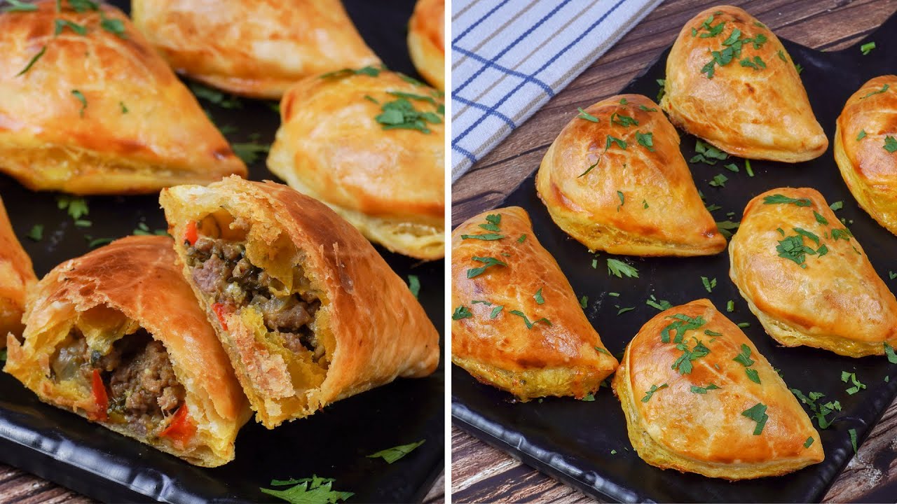 أروع شوصون مورق بعجينة رائعة محشي بالكفتة و الفلفل