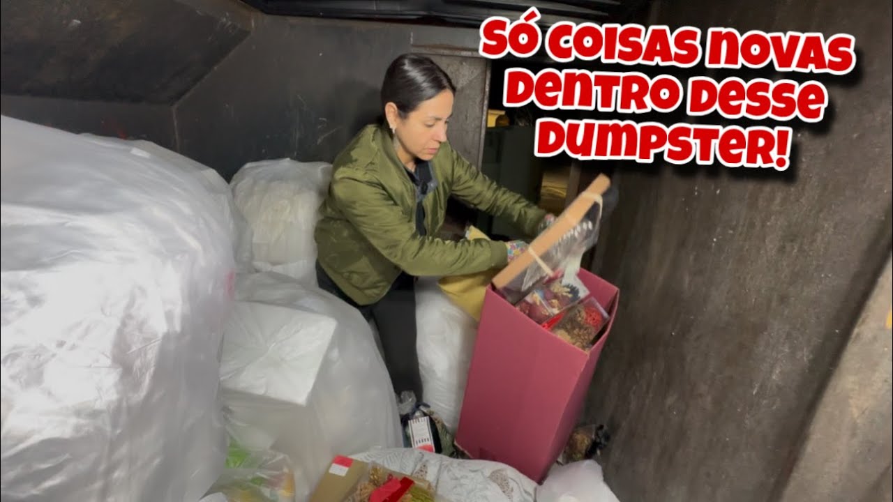 Tirei tudo isso de dentro do lixo das lojas dos Estados Unidos!🇺🇸
