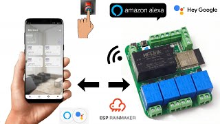 Voice, Manual  & App Controlled Home-Automation System Using ESP-RainMaker. | jlcpcb