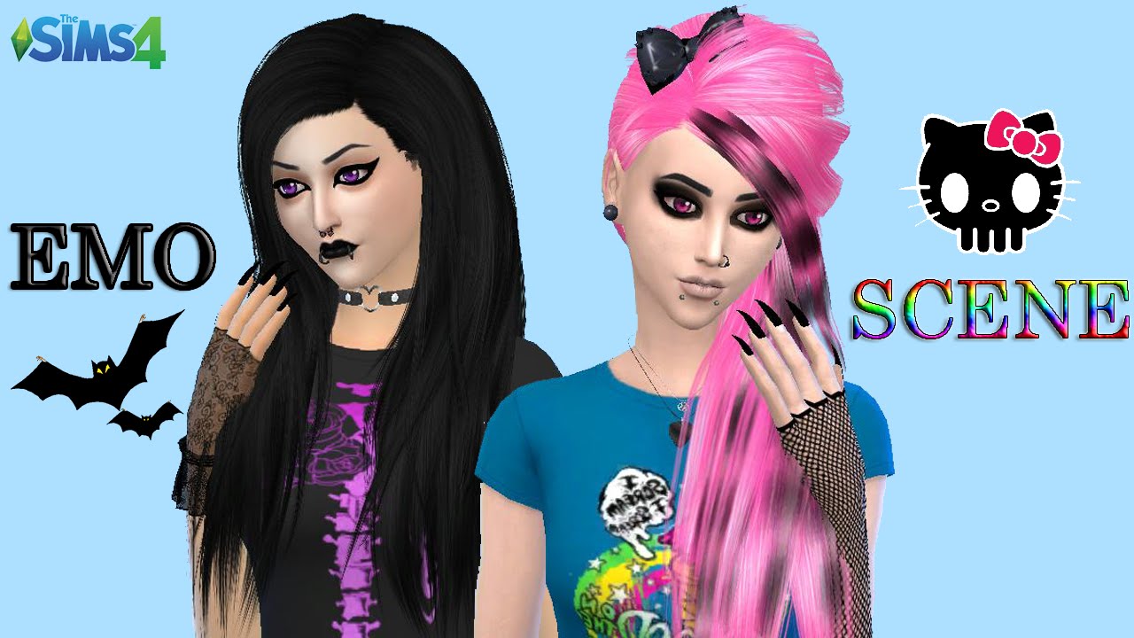 Sims 4 Emo Hair Cc Floss Papers
