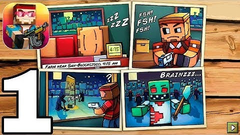 Pixel Gun 3D Gameplay Walkthrough Levels All Pixelaled World PART 1  (iOS, Android)