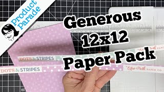Top Tip: When 12x12 Paper Packs Are Generous @MaymaysProductParade