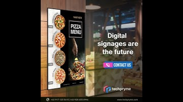 Digital Menus for Restaurants