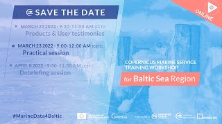 2022 Copernicus Marine Training workshop for the Baltic Sea - Session 2: Practices