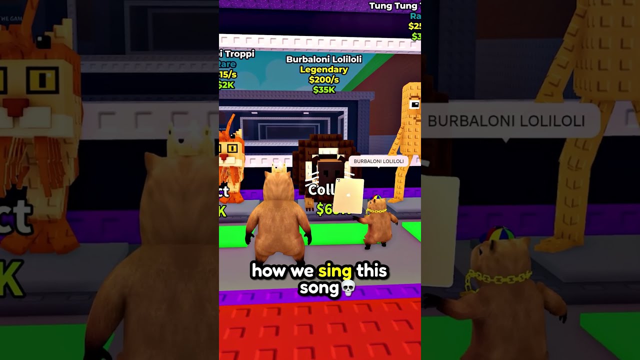 What Is This Small Capy Singing Here Stealabrainrot Roblox