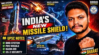 🇮🇳 India's Ballistic Missile Defence (BMD) System Explained | DRDO's Missile Shield