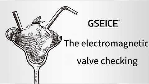 GSEICE Slushy Machine: Unlocking Precision with Electromagnetic Valve Detection - Tutorial Guide!